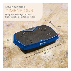 LifePro Blue Vibration Plate
